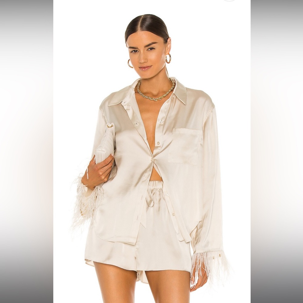 L’Academie set - the Michelle blouse + Chantal shorts sz XS/S